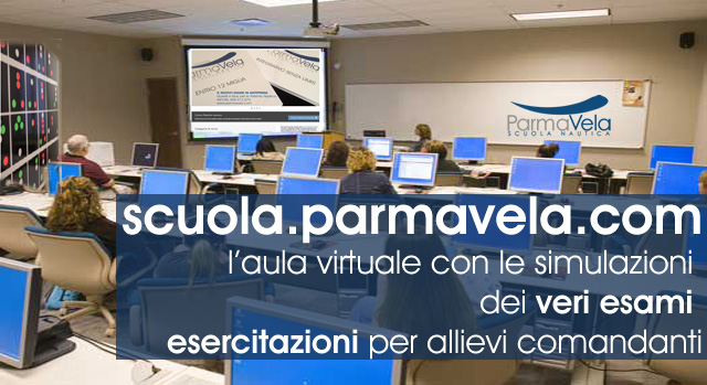 Aula virtuale per preparare esame patente nautica
